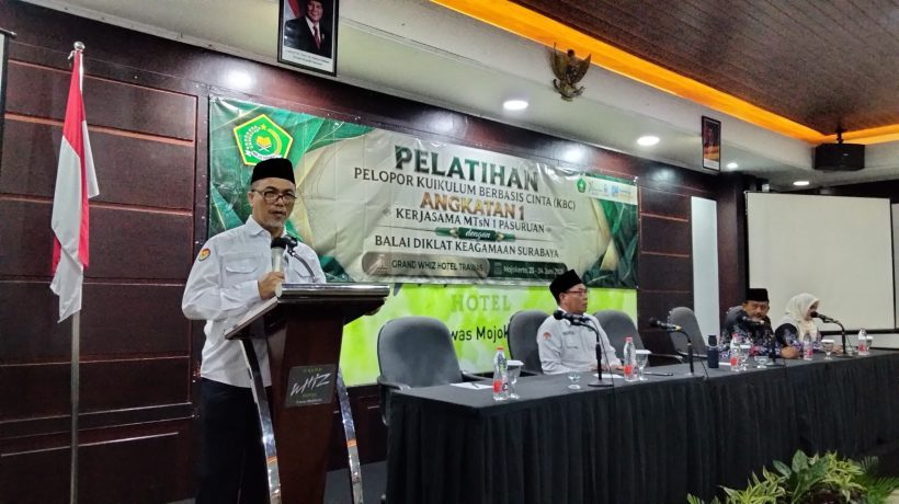 Wujudkan Pendidik Berbasis Cinta, MTsN 1 Pasuruan Gelar Pelatihan Pelopor KBC di Trawas