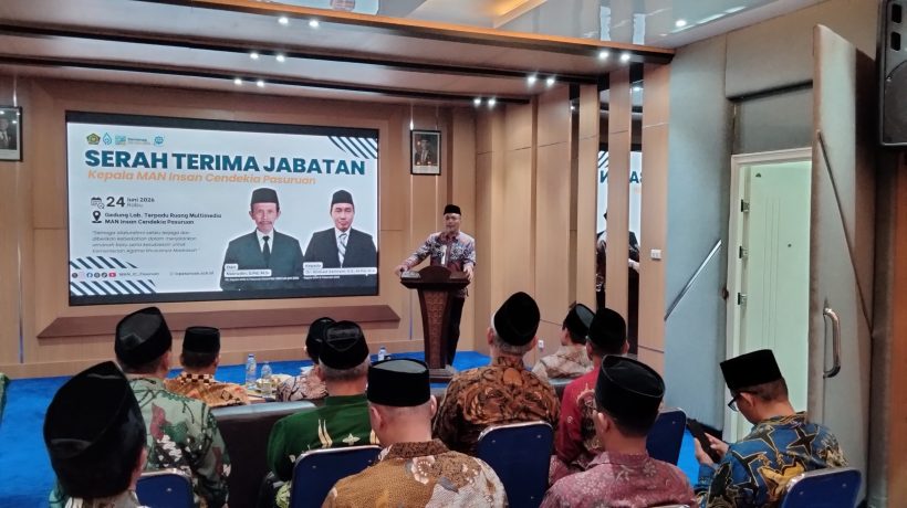 Estafet Kepemimpinan MAN IC Pasuruan Resmi Bergulir, Ahmad Zamroni Nakhodai Madrasah Menuju Prestasi Baru