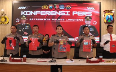 Polres Lamongan Ungkap Jaringan Ganjal ATM Lintas Daerah, 5 Tersangka Residivis Diamankan