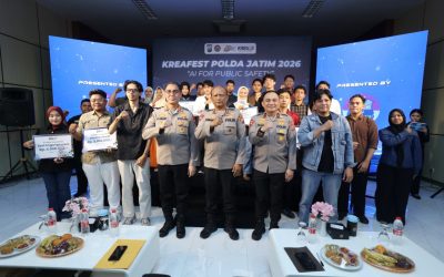 Hari Bhayangkara ke -80 Polda Jatim Dorong Pemanfaatan AI untuk Keamanan Publik Melalui KREAFEST 2026