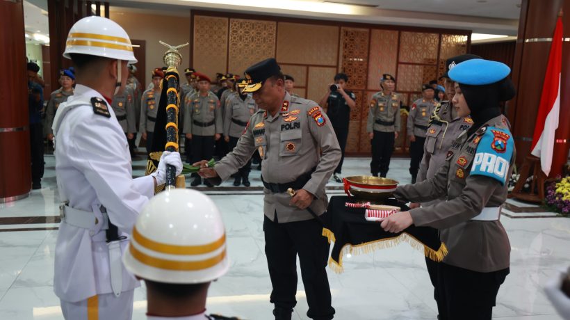 Jelang Hari Bhayangkara ke – 80 Polda Jatim Gelar Upacara Pemuliaan Nilai Luhur Tribrata