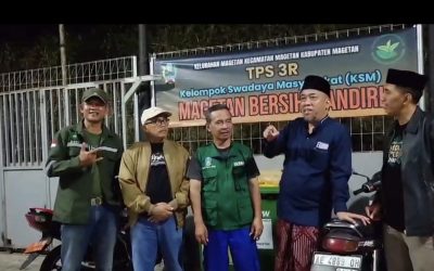 Sidak TPS 3R Kelurahan Magetan, Wakil Bupati Suyatni Priasmoro Tampung Aspirasi Keberlangsungan KSM