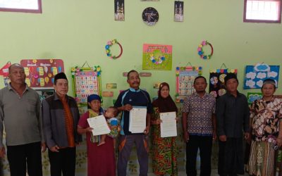 KUA Pandaan Terbitkan Akta Ikrar Wakaf Lahan Yayasan Roudlotul Hikmah Wedoro