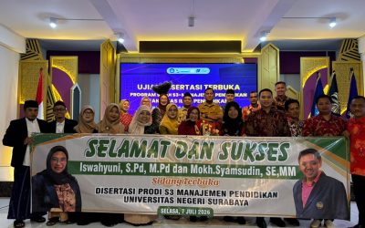 Dua Kabid Dinas Pendidikan Kabupaten Pasuruan Resmi Raih Gelar Doktor di Unesa
