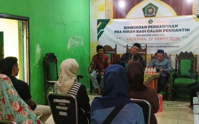 Binwin di KUA Nguling Tekankan Pentingnya Membina Keluarga Sakinah Sejak Awal