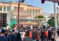 Dikawal Ketat Satlantas Polres Pasuruan, Konvoi Juara Pasuruan United dari Gempol ke Raci Berjalan Aman dan Tertib