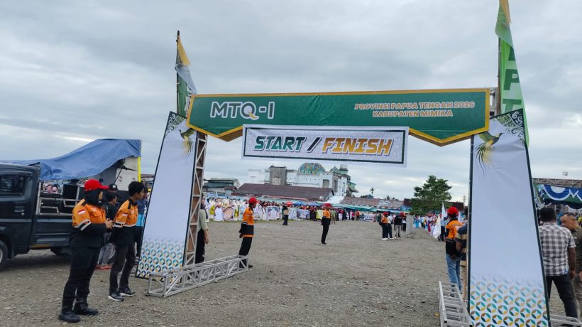 Sukseskan MTQ Ke-1 Papua Tengah, Relawan Mimika Respon Cepat Bersinergi Kawal Pengamanan