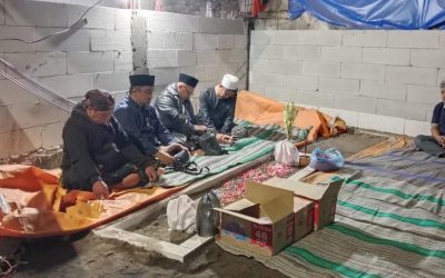 Pasca-Pengrusakan Makam Mbah Dirjo Joyo Ulomo, Ratusan Jamaah dan Pedagang Pasar Taman Sidoarjo Gelar Zikir Bersama