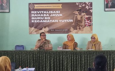 Keren! Guru SDN Ngadirejo I Jadi Utusan Kecamatan Tutur dalam Diseminasi Revitalisasi Bahasa Jawa