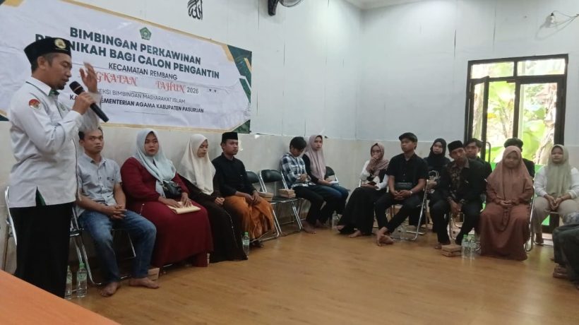 Bekali Catin dengan 5 Pilar Keluarga Sakinah, KUA Pusaka Rembang Gelar Bimwin Angkatan XVI