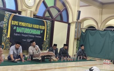 Amankan Aset Wakaf, KUA Pandaan Fasilitasi Pembentukan dan Pembinaan Nadzir Masjid Baiturrohman Tunggulwulung