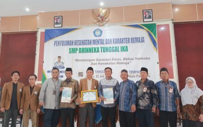 Bentengi 1.540 Siswa SMP Bhineka Tunggal Ika dari Narkoba, KUA Purwosari dan Polres Pasuruan Gelar BRUS di PP Ngalah