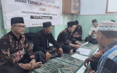 Penandatanganan dan Serah Terima Akta Ikrar Wakaf, Jadi Langkah Penting Lindungi Aset Wakaf