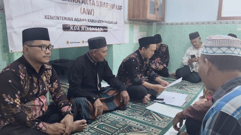 Penandatanganan dan Serah Terima Akta Ikrar Wakaf, Jadi Langkah Penting Lindungi Aset Wakaf