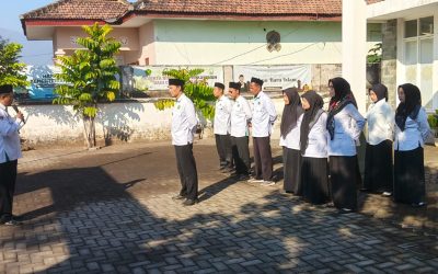 Awali Minggu Akhir Juli, KUA Pusaka Grati Gelar Apel Pagi Bersama Lintas Sektor dan Siswa Magang