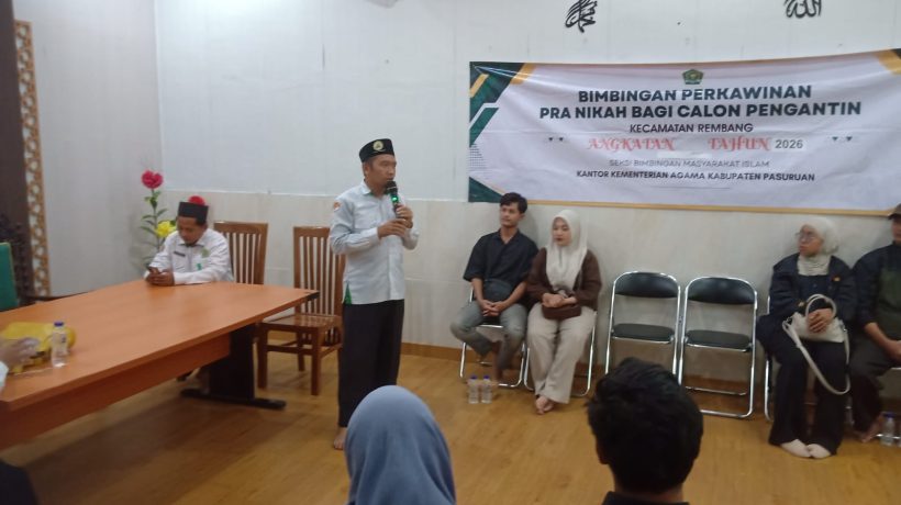 Menyiapkan Generasi Berkualitas, KUA Rembang Pasuruan Kembali Gelar Bimwin Angkatan XVII