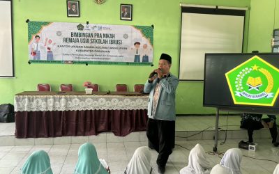 KUA Kejayan Gelar BRUS di SMP Negeri 1 Kejayan, Bekali Siswa dengan Pemahaman Kehidupan Remaja