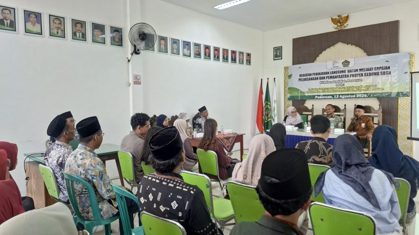 Tim Bappenas dan Ditjen Bimas Islam Tinjau Capaian dan Pemanfaatan Gedung SBSN KUA Grati Pasuruan
