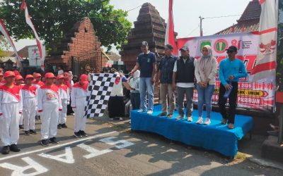 Semarak HUT RI ke-81: 100 Peleton Meriahkan Lomba Gerak Jalan Tingkat SD/MI se-Kecamatan Beji