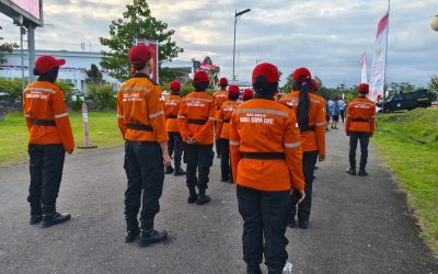 Satu-satunya Ormas Relawan yang Diundang, Relawan Mimika Respon Cepat Kirim 22 Personel Ikuti Upacara HUT ke-81 RI