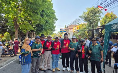 Semarakkan HUT ke-81 RI, Panitia PHBN Bangil Gelar Lomba Gerak Jalan SD, SMP, dan SMA