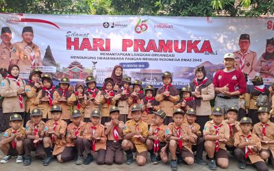 Meriah! Kwarran Grati Gelar Pesta Siaga dan Pelantikan Pramuka Siaga Tata di SDN Cukurgondang 1