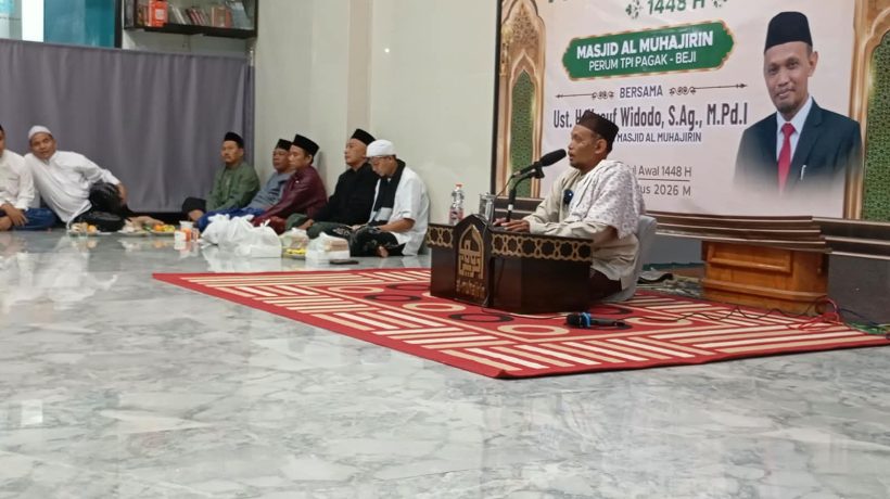 Peringati Maulid Nabi 1448 H di Masjid Al Muhajirin Beji, Ustaz Yusuf Widodo Ajak Jemaah Teladani Akhlak Rasulullah