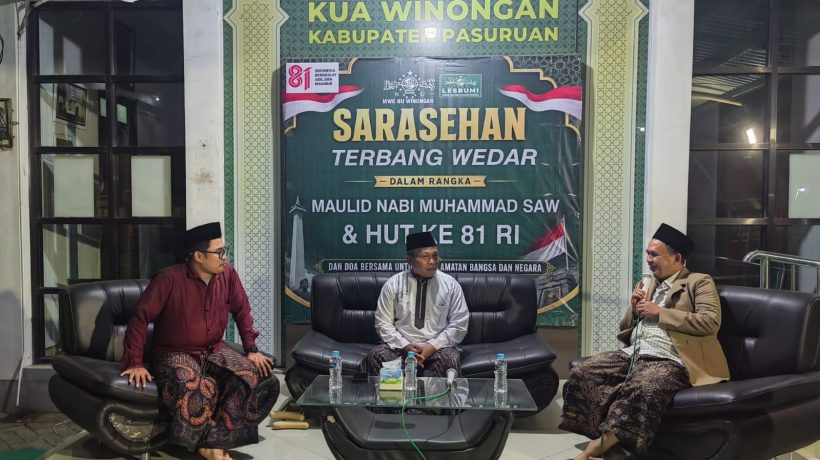 Kepala KUA Winongan Sebut Terbang Wedar Warisan Luhur yang Wajib Dilestarikan