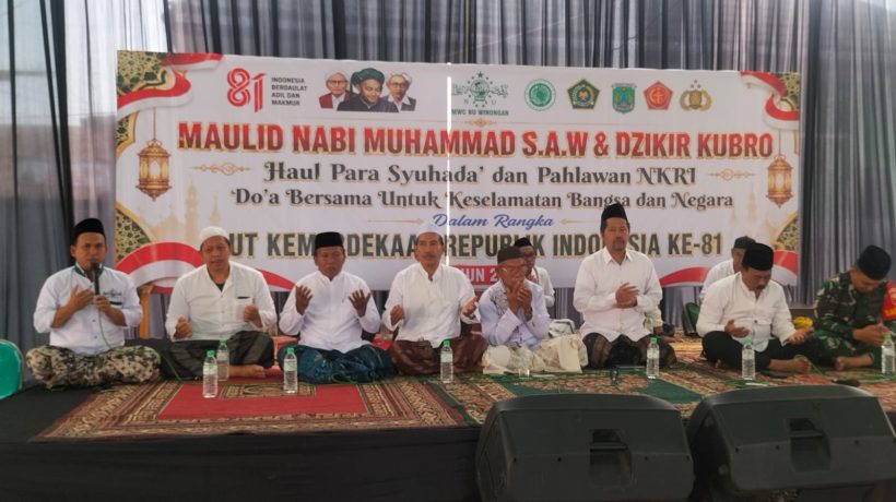 Semarakkan HUT ke-81 RI dan Maulid Nabi, KUA Winongan Gelar Rangkaian Kegiatan Hingga Doa Kebangsaan