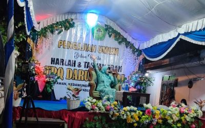 Sambut Harlah ke-28 dan Tasyakuran, TPQ Darul Athfal Kedawung Wetan Gelar Pengajian Umum