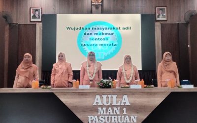 Mewujudkan Perempuan Mandiri, DWP MAN 1 Pasuruan Gelar Pembinaan Bersama Ketua DWP Kanwil Kemenag Jatim