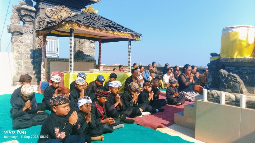 Perkuat Karakter Pancasila, SDN Ngadirejo I Rutinkan Istighosah dan Santi Puja