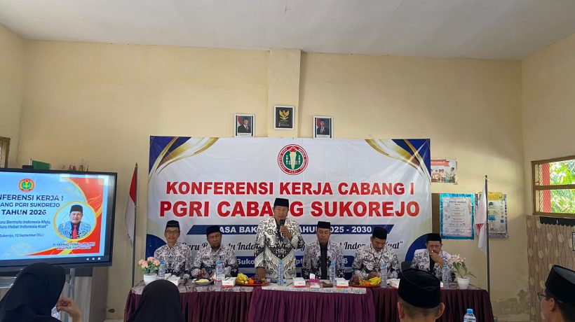 Ketua PGRI Kabupaten Pasuruan Buka Konferensi Kerja Cabang I PGRI Sukorejo di SDN Sukorame