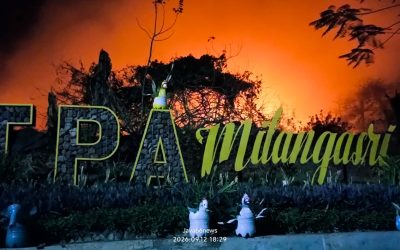 TPA Terbakar Sabtu Sore, Kabid PSLB3 DLHP Magetan Ungkap Kendala Sarpras dan Pembakaran Lahan