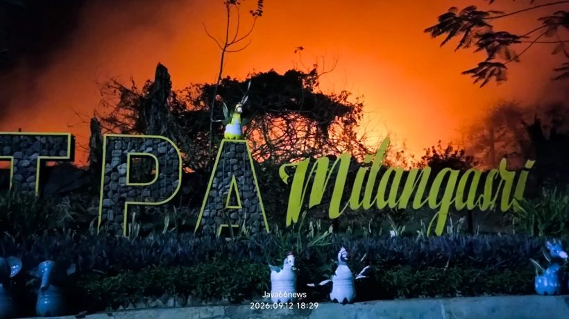 TPA Terbakar Sabtu Sore, Kabid PSLB3 DLHP Magetan Ungkap Kendala Sarpras dan Pembakaran Lahan