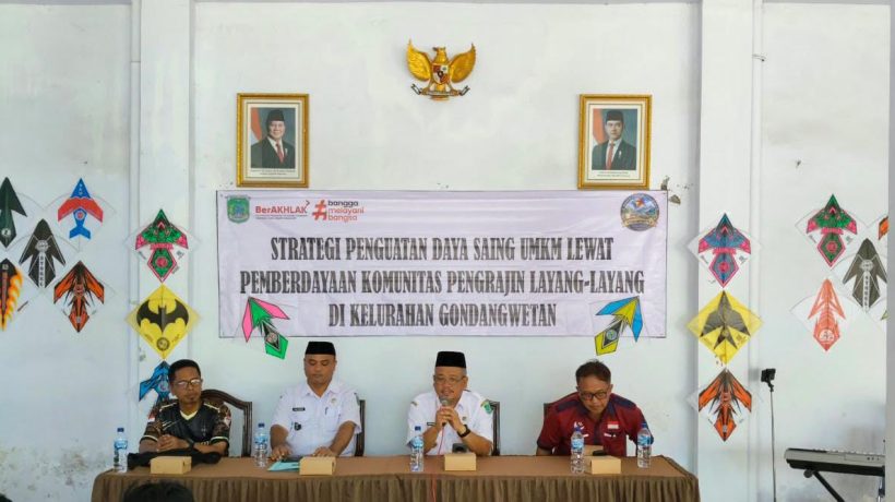 Resmikan Komunitas Barongan Kite Argon, Camat dan Lurah Gondangwetan Siap Dorong Perajin Layang-Layang Go International