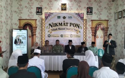 Peringati Hari Jadi Pasuruan dan Harlah NU, KUA Winongan Gelar Nikah Massal 23 Pasangan