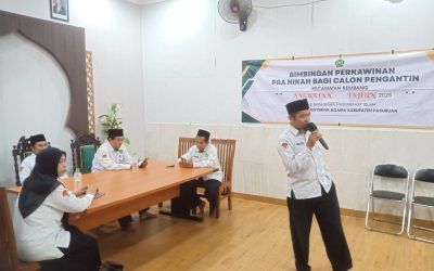 KUA Kecamatan Rembang Gelar Bimwin Angkatan XXIII, Bekali Calon Pengantin Kunci Keluarga Sakinah dan Sehat