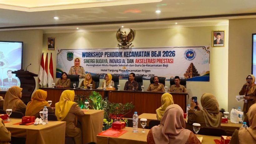 Sinergi Budaya dan Teknologi: Pendidik Kecamatan Beji Gelar Workshop Peningkatan Mutu Berbasis AI