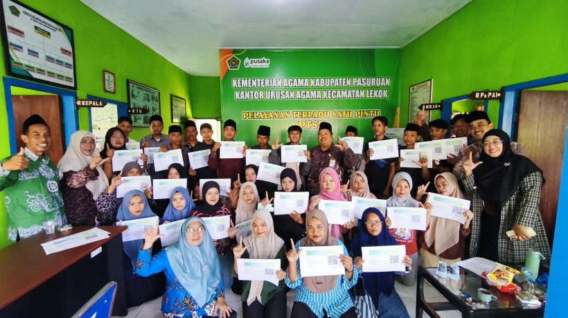 KUA Lekok Gelar Bimwin Angkatan XXX, Bekali 18 Pasang Catin Menuju Keluarga Sakinah