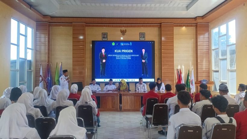 KUA Prigen Gelar BRUS di SMKN Prigen, Penyiapan Generasi Emas dan Benteng Moral Remaja Jadi Fokus Utama