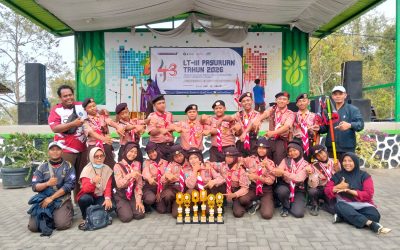 Gemilang di LT-III, Kontingen Pramuka Kwarran Grati Borong Sejumlah Penghargaan