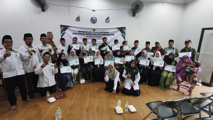 KUA Pusaka Rembang Gelar Bimwin Angkatan XXIV, Bekali Calon Pengantin Kesetaraan Hak dan Perencanaan Keluarga