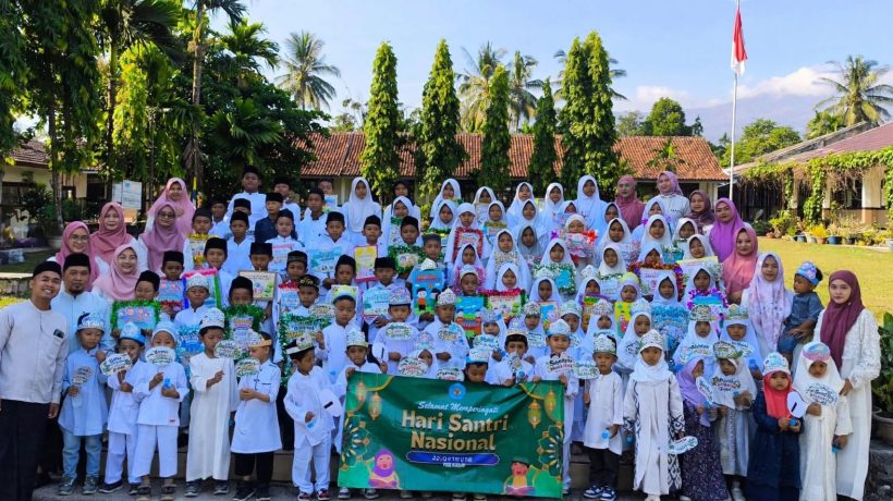 Peringati Hari Santri 2026, SDN Balegondo 2 Magetan Gelar Apel Bersama TK Ar-Rohman