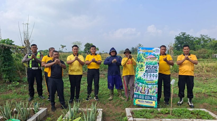 Sinergi Jaga Lingkungan, Kapolsek Pandaan Kompol Slamet Prayitno Pimpin Giat Green Policing di Karangjati